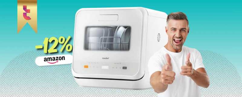 Cucina piccola? Non rinunciare alla Mini Lavastoviglie senza installazione