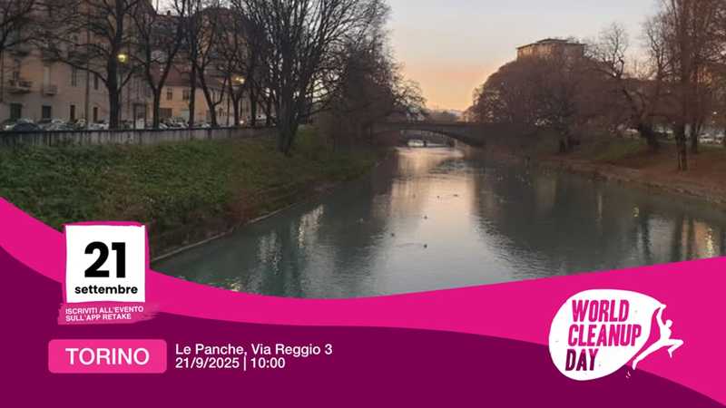 Domenica il World Cleanup Day arriva a Torino: volontari in azione a Le Panche di via Reggio