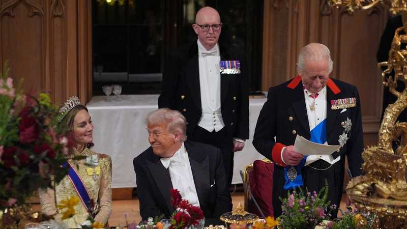 Donald Trump da re Carlo: il menù della cena reale al Castello di Windsor