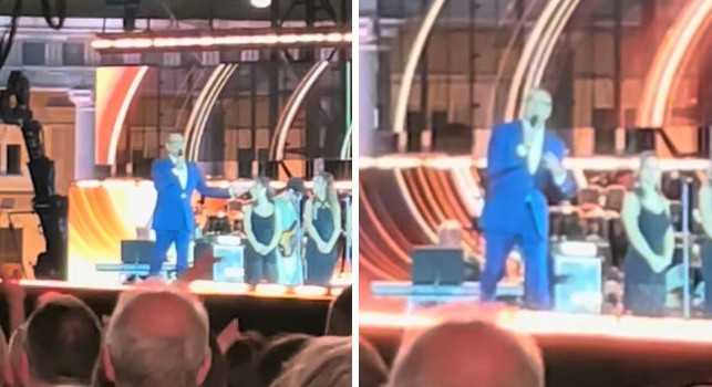 Carlo Conti: "Da tifoso della Fiorentina, quanto abbiamo goduto per lo scudetto del Napoli?" | VIDEO