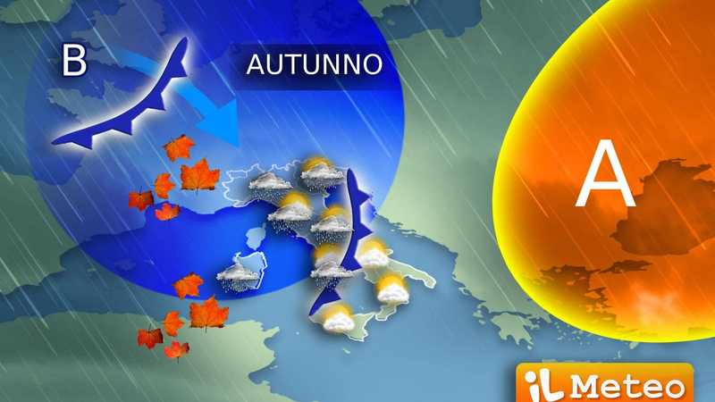 Previsioni meteo, l’estate si ritira: ecco l’autunno con la tempesta equinoziale