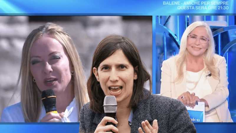 TeleMeloni invade Domenica IN, la premier parla di “pastarelle” con Mara Venier: Elly Schlein interviene – VIDEO