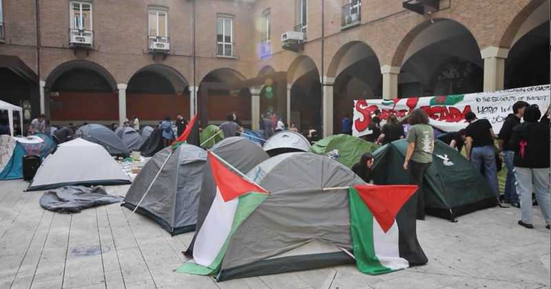 Bloccata l’Unibo: dai porti agli atenei per rompere con Israele, oggi l’università sciopera