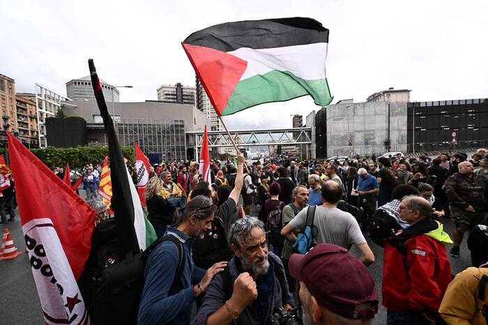 E’ in corso in tutta Italia lo sciopero per Gaza