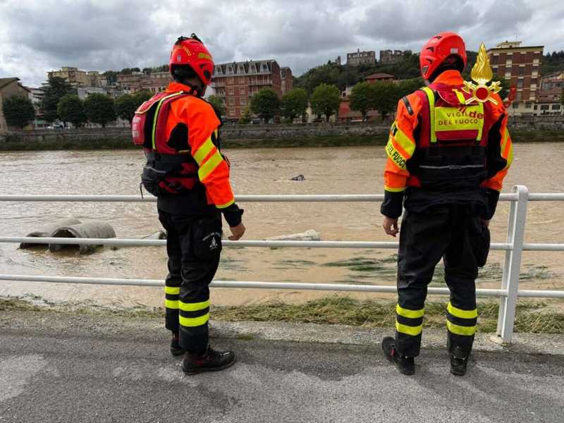 Maltempo nel savonese: oltre cento chiamate ai vigili del fuoco, interventi importanti in Val Bormida