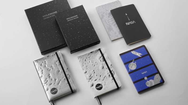Moleskine presenta una collezione spaziale di taccuini ispirata alla NASA