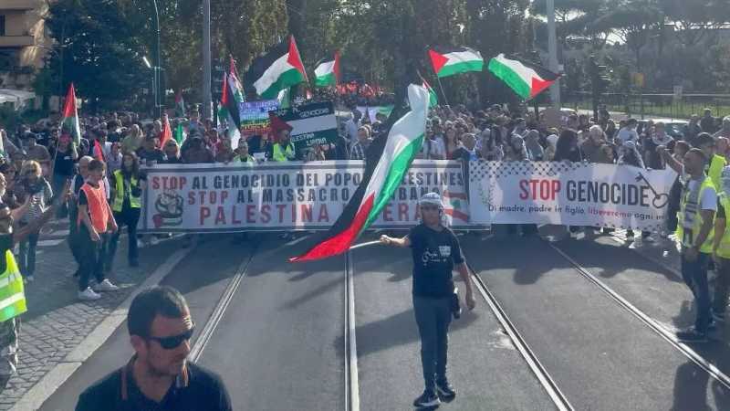 Roma è con la Palestina, contro il genocidio e i suoi complici