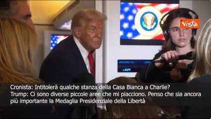 Trump: Intitolerò una stanza Casa Bianca a Kirk? Medaglia libertà più importante
