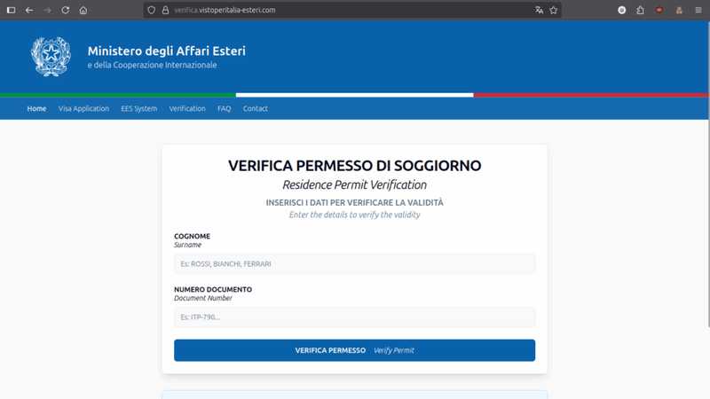 La cyber truffa che colpisce i cittadini stranieri per la verifica del permesso di soggiorno