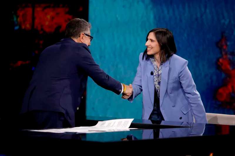 Elly Schlein da Fazio scuote il Pd e gli avversari politici