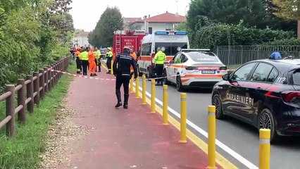 Cadavere di donna rinvenuto in una roggia a Rodano