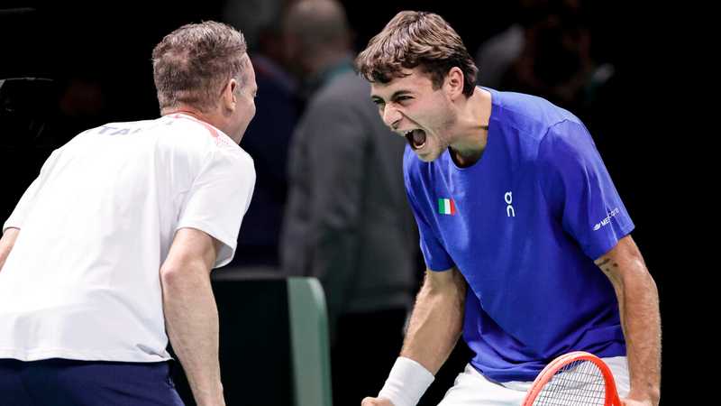 Coppa Davis: Italia avanti, Cobolli in vantaggio su Bergs