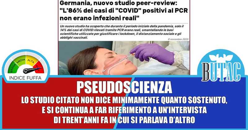 Studio COVID: Nessuna prova di falsi positivi all'86%