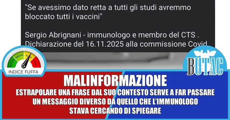 Se avessimo dato retta": la frase di Abrignani nel mirino