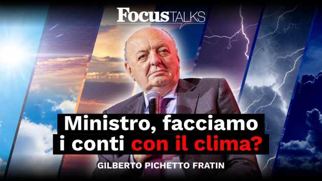 Pichetto Fratin: Clima, tra Obiettivi e Sfide Italiane