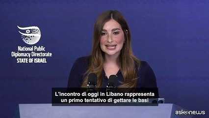 Storica svolta: Incontro diretto tra Libano e Israele