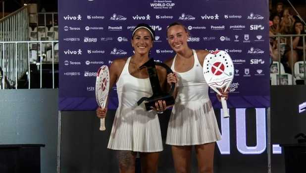 Gasparri-Valentini: l'Italia domina il beach tennis mondiale