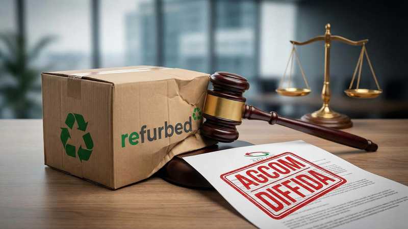 Refurbed nel mirino di Agcom: diffida per carenze su trasparenza e gestione dati