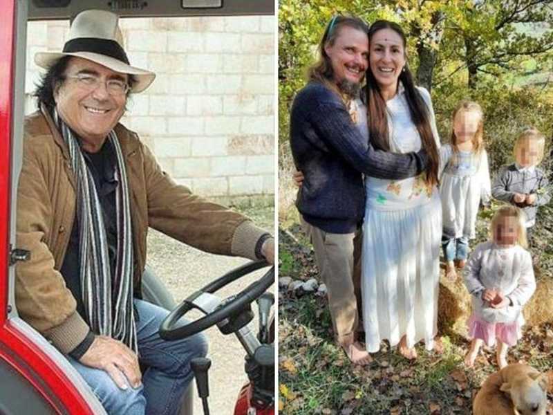 Al Bano offre casa e lavoro alla famiglia del bosco