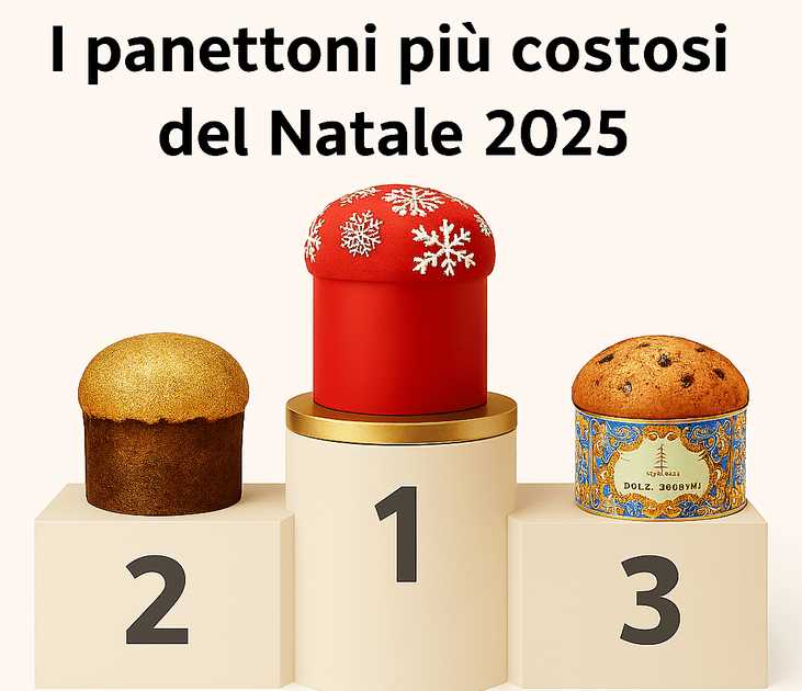 I 10 Panettoni più Costosi del Natale 2025