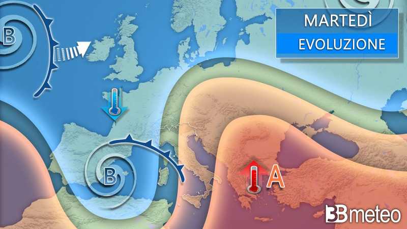 Cambiamento Imminente: L'Alta Pressione Cede al Maltempo al Sud