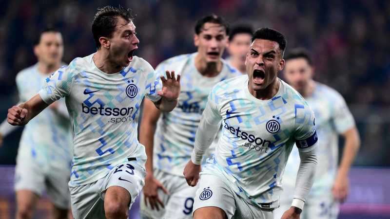 Genoa-Inter 0-2: Lautaro e Bisseck stendono i rossoblù