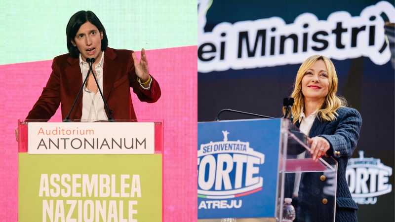 Dall'Arena di Fratelli d'Italia al dibattito interno del Partito Democratico: il divario politico