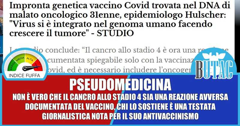 No, il vaccino anti‑COVID non si integra nel DNA