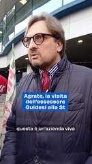 Agrate: la visita dell'assessore Guidesi allo stabilimento ST