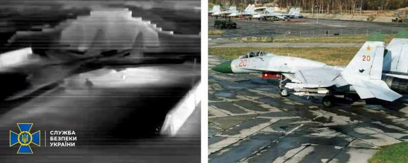 Droni ucraini colpiscono due Su-27 a Belbek: impatto strategico in Crimea