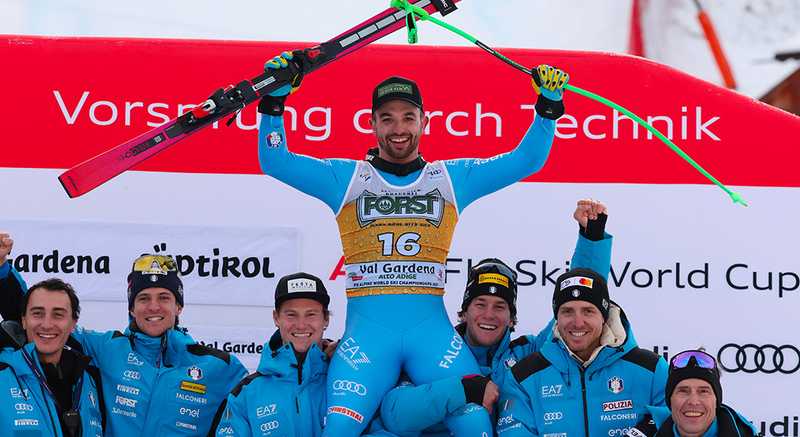 Saslong in festa: Schieder terzo nella discesa di Val Gardena