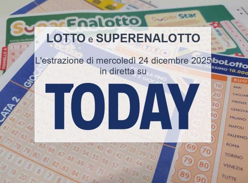 Estrazioni di Vigilia: Lotto e SuperEnalotto del 24 dicembre 2025