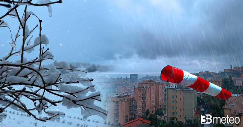 Vigilia di Natale sotto assedio: pioggia, neve e venti forti in arrivo
