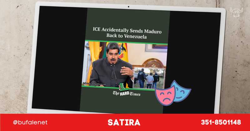Il post di maduro rimpatriato per sbaglio in venezuela è satira