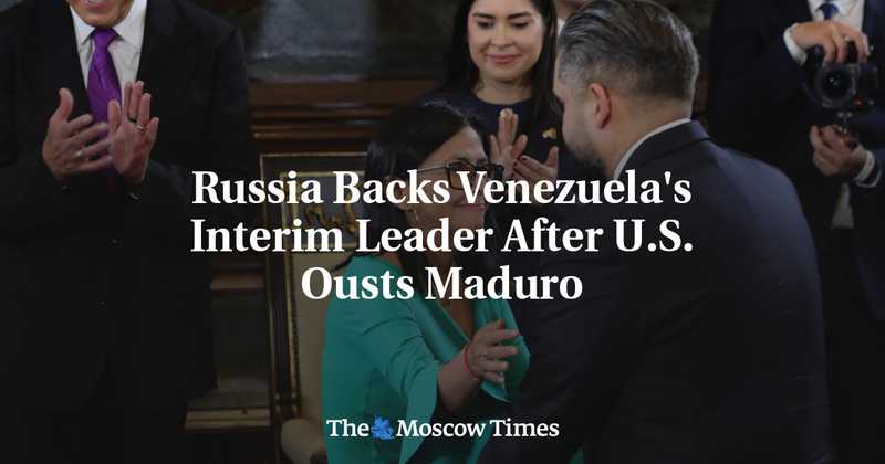 Russia Appoggia Leader Interinale Venezuela Post Cattura Maduro