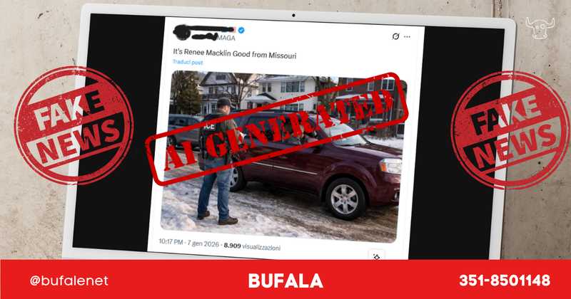 Spunta blu MAGA e falsa foto di Minneapolis: cosa è successo