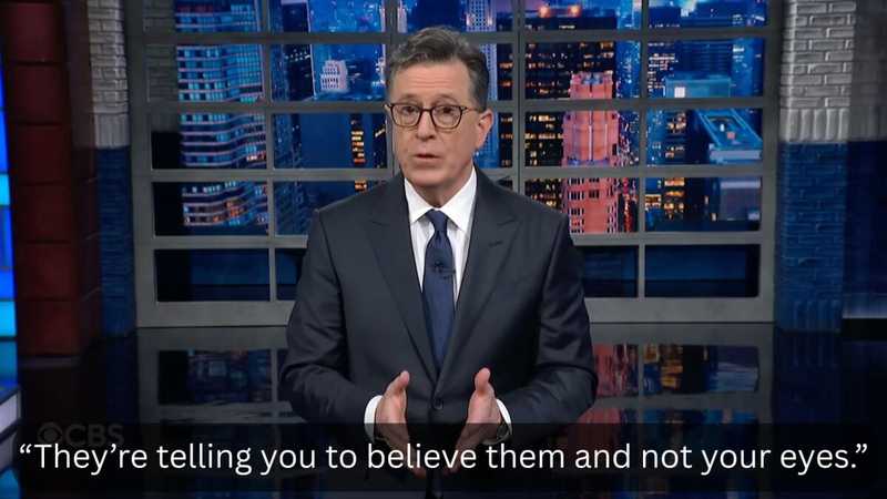 Colbert contro Trump: la verità sul caso ICE