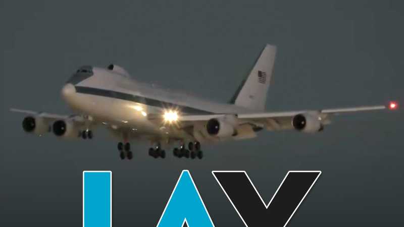 Paura a LAX: perché il ‘Doomsday Plane’ ha fatto scalo