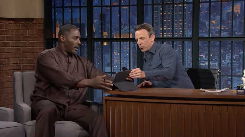 Elba Distrae Seth Meyers: Guarda Arsenal in Diretta