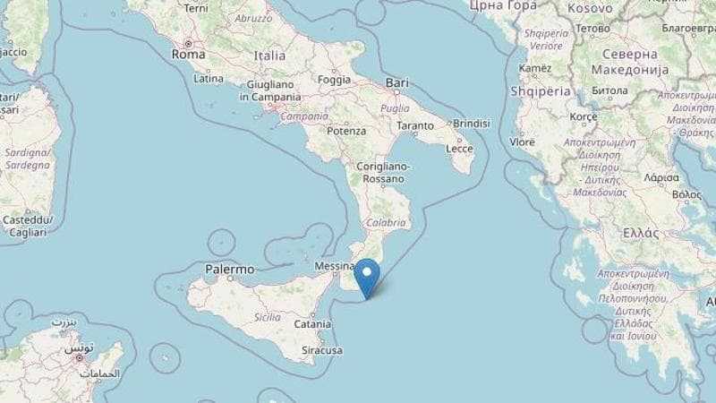 Terremoto nello Stretto: scossa 5