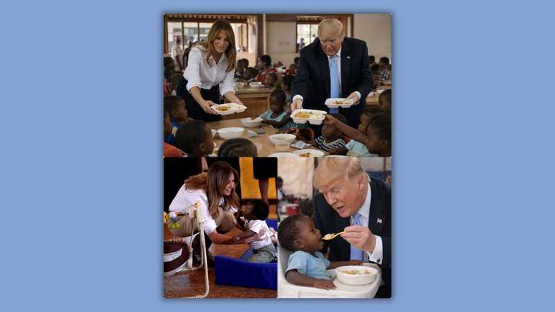 Falsa Narrazione di Beneficenza: La Storia Infondata del Volontariato Trump in