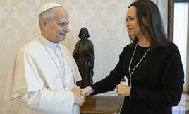 Il Papa incontra María Corina Machado