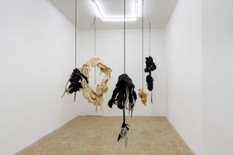 Sculture Collagene alla Galleria Acappella di Napoli