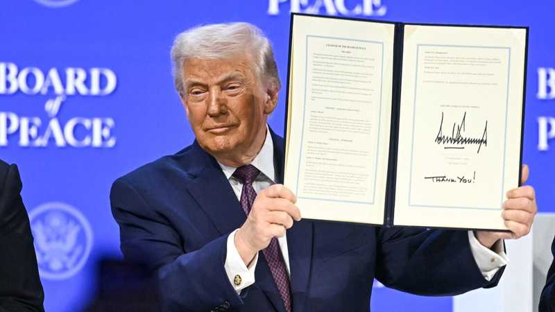 Trump Invita rappresentanti al Consiglio della Pace
