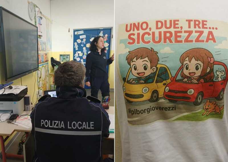 Ciclo di lezioni finali stradali per scuola elementare