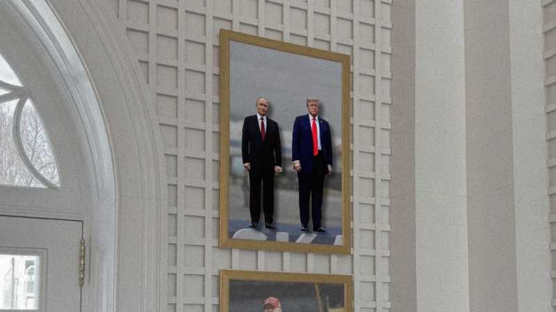 Foto di Trump e Putin nella Casa Bianca scatena polemiche