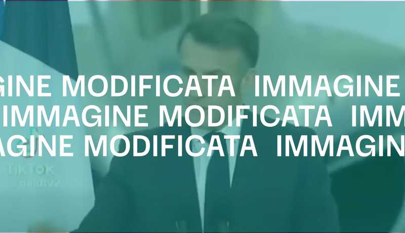 Macron e la falsa dichiarazione di guerra: smentita la manipolazione video