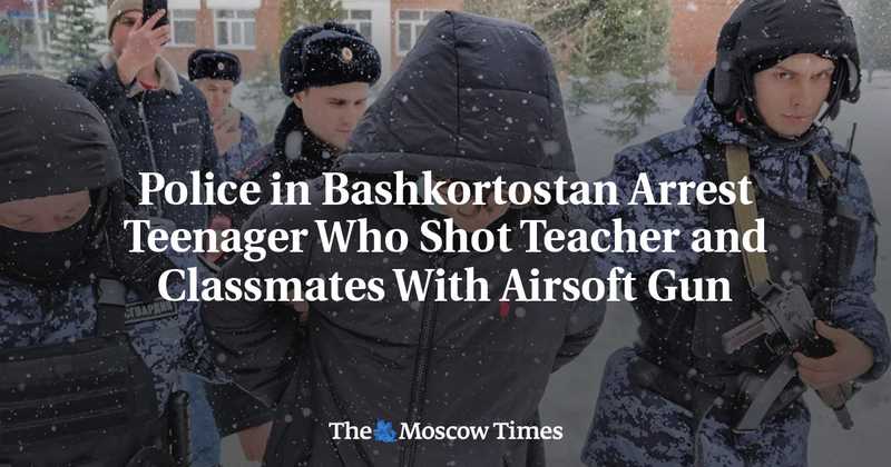 Bashkortostan: arrestato studente per aggressione con airsoft a scuola