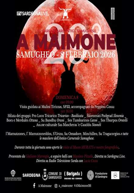 Samugheo celebra il Maimone: riti arcaici e maschere tradizionali