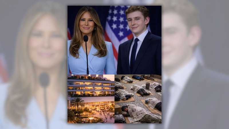 Melania e Barron Trump hanno davvero aperto un ospedale gratuito per senzatetto?